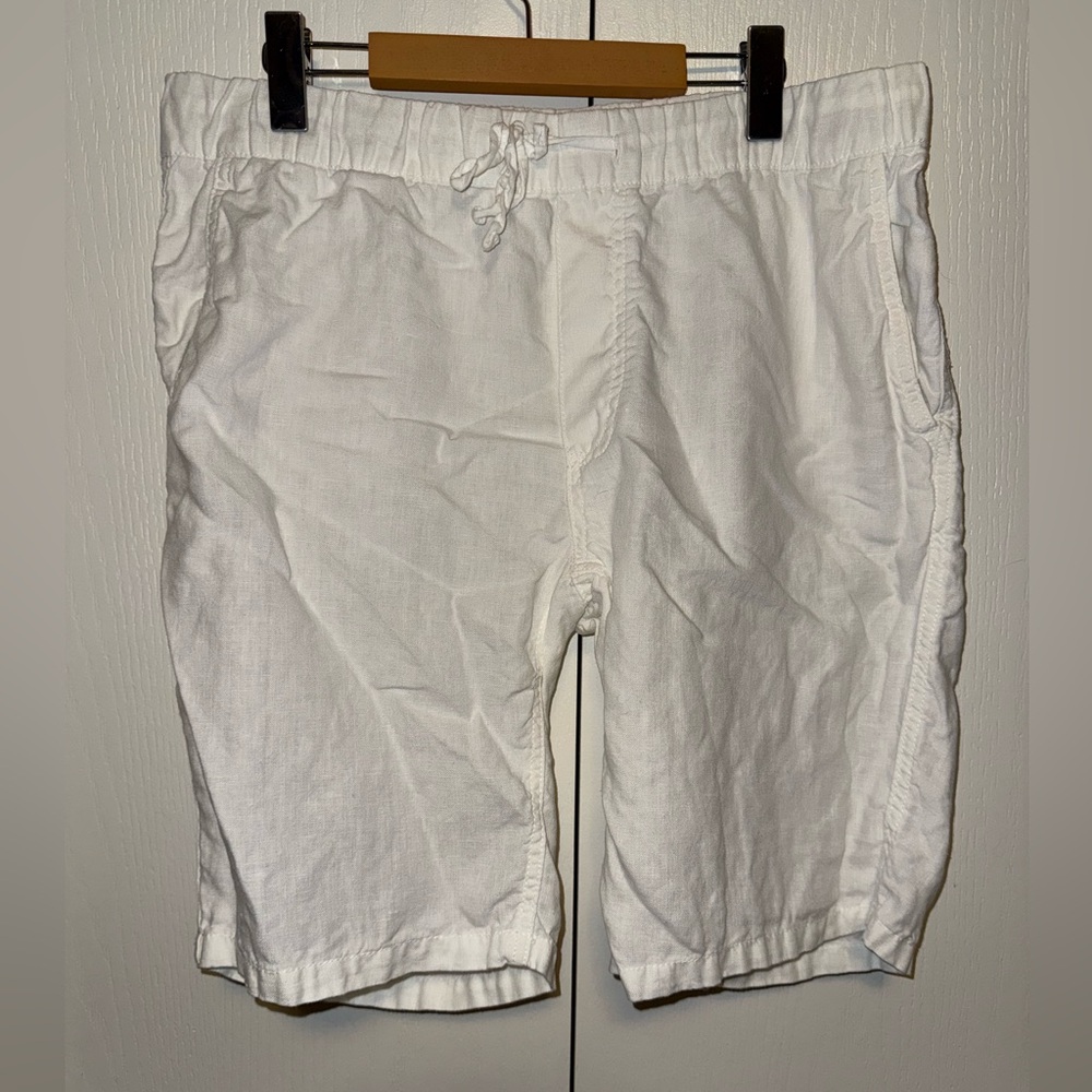 Saks Fifth Avenue Linen Tie Shorts